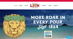 Desktop Screenshot of lioncoffee.com